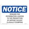 Signmission OSHA Notice, 5" Height, Rfid System In Use Sign, 7" X 5", Landscape OS-NS-D-57-L-18105 - alternate 1